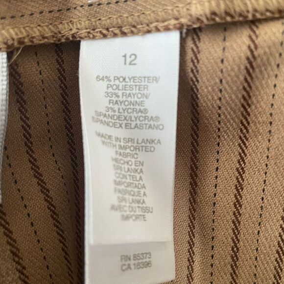 Emma James Autumn Journey Career Stretch Trouser Camel Tan Pants Wmn Size 12 NWT - Picture 8 of 11